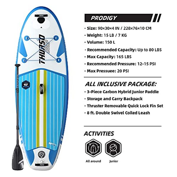 Découvrez notre test détaillé du paddle gonflable Thurso Surf Prodigy Junior : caractéristiques, avantages et avis pour choisir le meilleur SUP enfant. 
