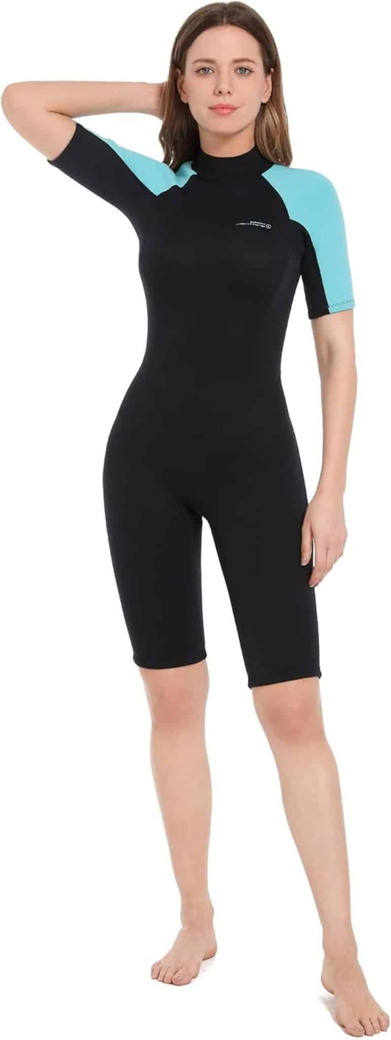 Test de la combinaison shorty Dark Lightning 2/2 mm pour femme