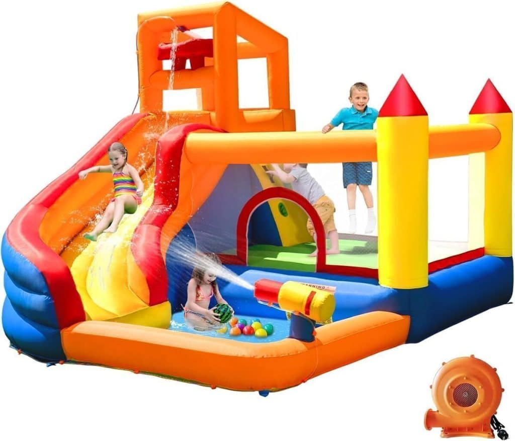 Test du château gonflable Ballsea Grand avec toboggan