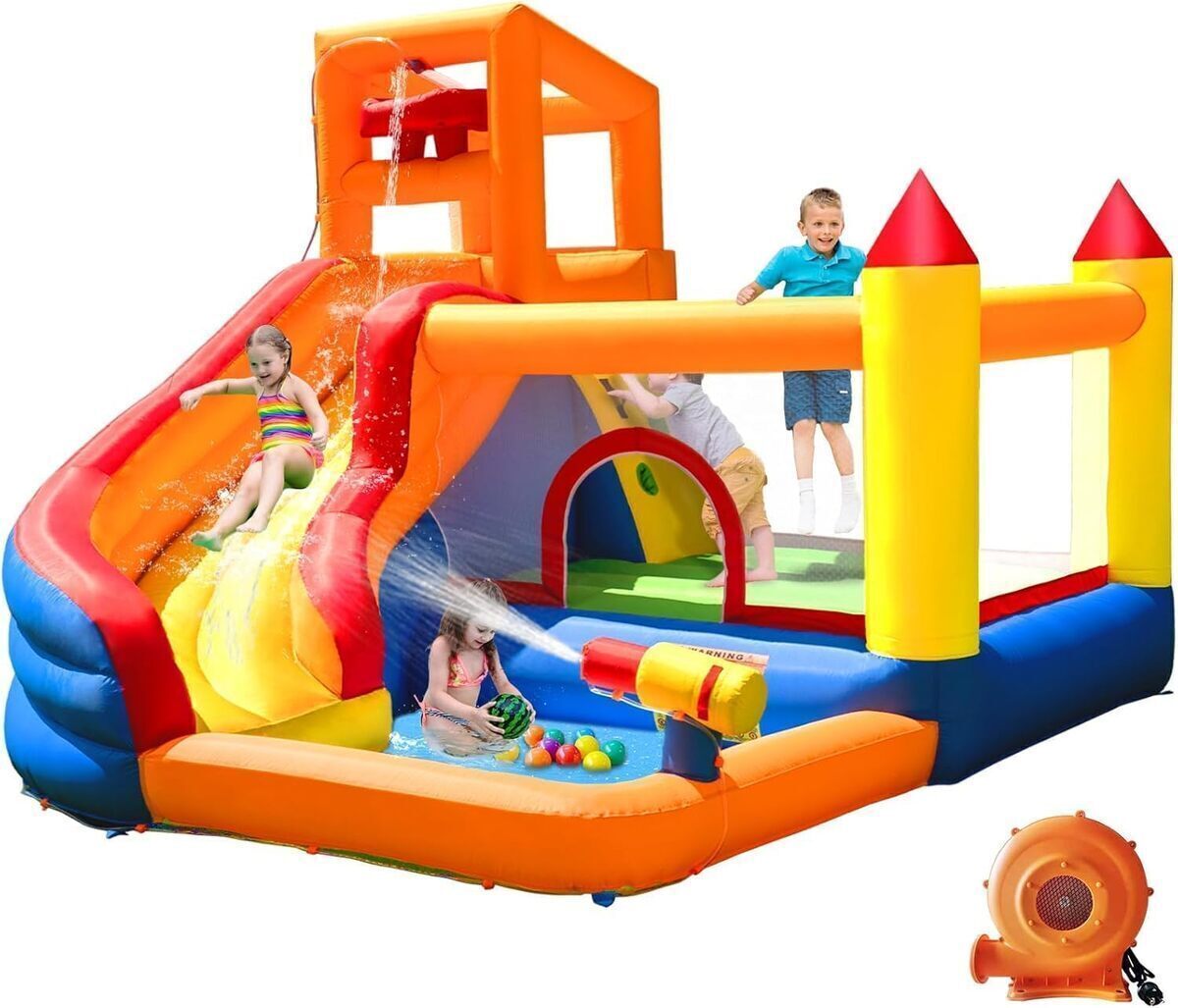 Test du château gonflable Ballsea Grand avec toboggan