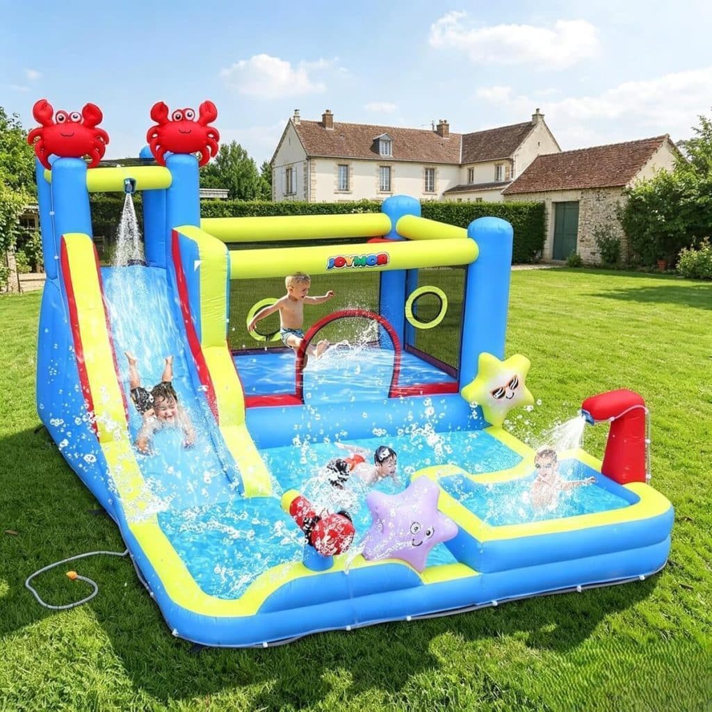 Test du château gonflable Bonnlo : espace de jeu océanique complet pour enfants