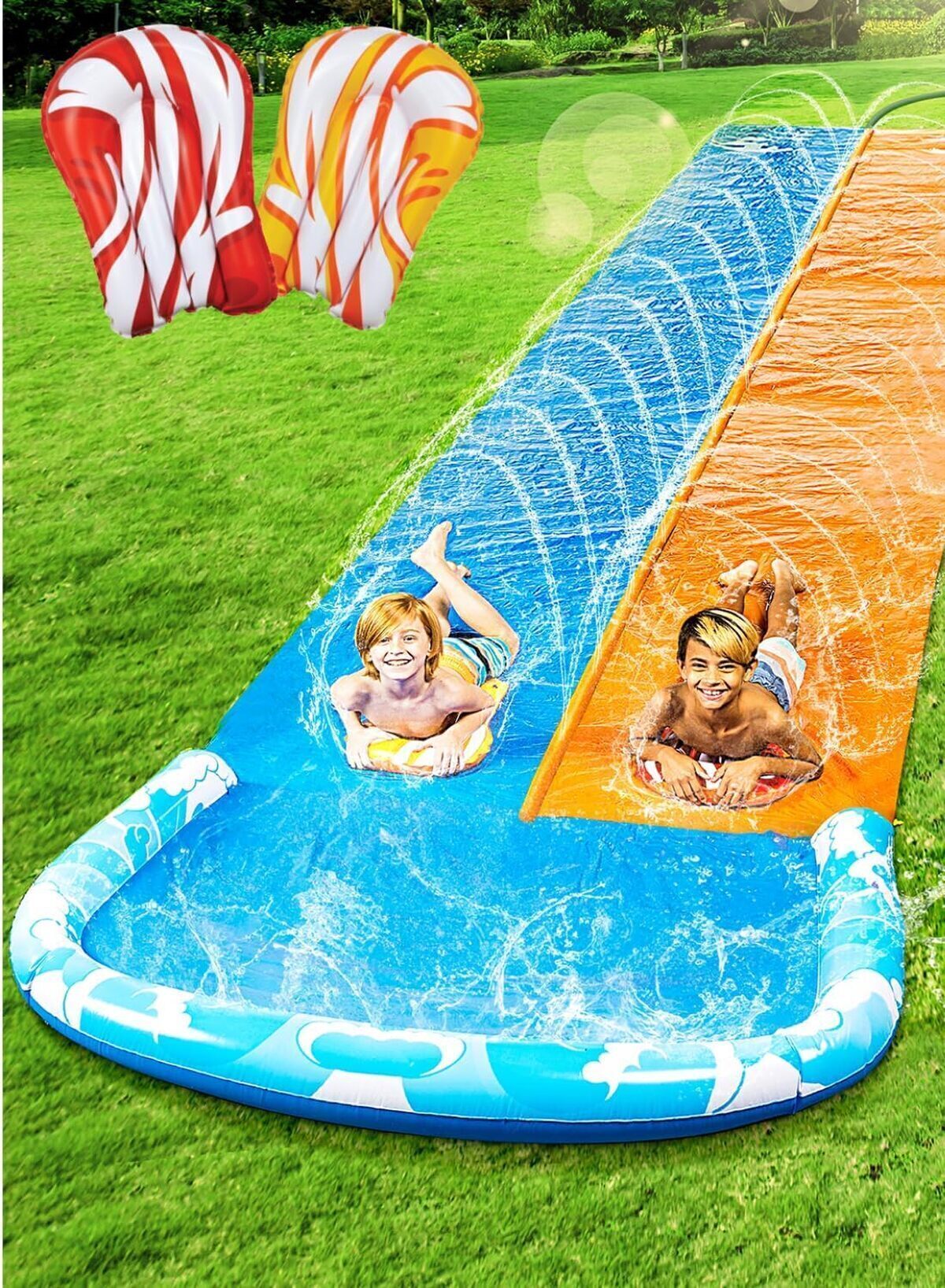 Test du toboggan aquatique Joyin 685 cm : plaisir d'été assuré