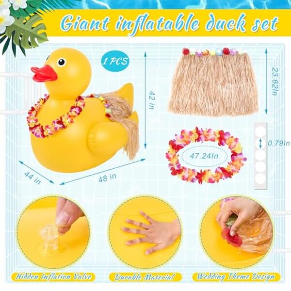 Découvrez notre test complet du canard géant Hungdao de 1, 2 m : caractéristiques, avantages et où l'acheter pour vos fêtes hawaïennes réussies.
