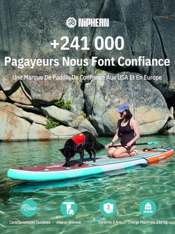 Découvrez notre test complet du paddle gonflable Niphean extra large : performances, stabilité et confort pour toute la famille. Avis détaillé et conseils d'achat. 