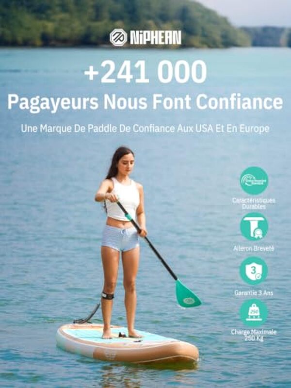 Découvrez notre test détaillé du paddle gonflable Niphean extra large : performances, stabilité et confort pour toute la famille. Avis complet et recommandations.
