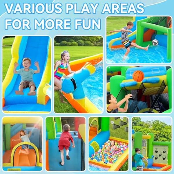 Découvrez notre test détaillé du château gonflable XXL FBSPORT avec toboggan et soufflerie : caractéristiques, avantages et avis pour choisir le meilleur jeu de jardin. 
