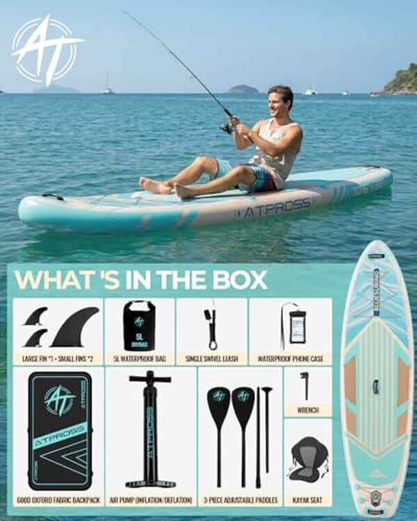 Découvrez notre test complet du stand up paddle gonflable Atpross avec siège kayak 2 places : performance, stabilité et qualité pour vos sorties en eau. 