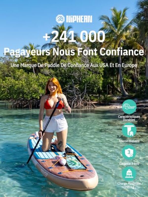 Découvrez notre test détaillé du stand up paddle gonflable Niphean extra large : performances, stabilité et durabilité pour tous les niveaux