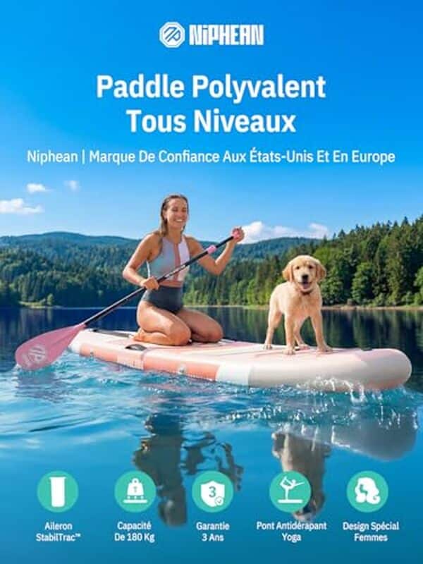 Découvrez notre test complet du paddle gonflable Niphean : analyse détaillée de sa stabilité, son confort et ses performances pour bien choisir votre planche.
