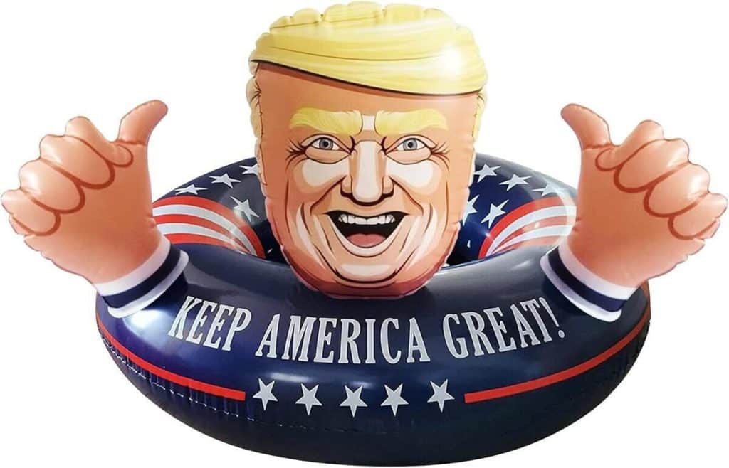 Test : bouée Donald Trump keep America great pour adulte