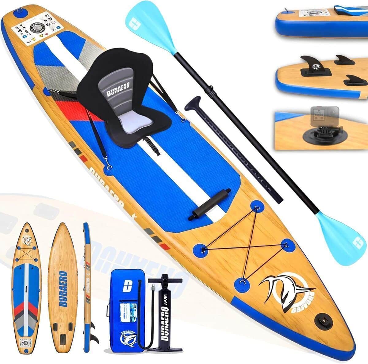 Test DURAERO planche paddle gonflable XXL 330 cm