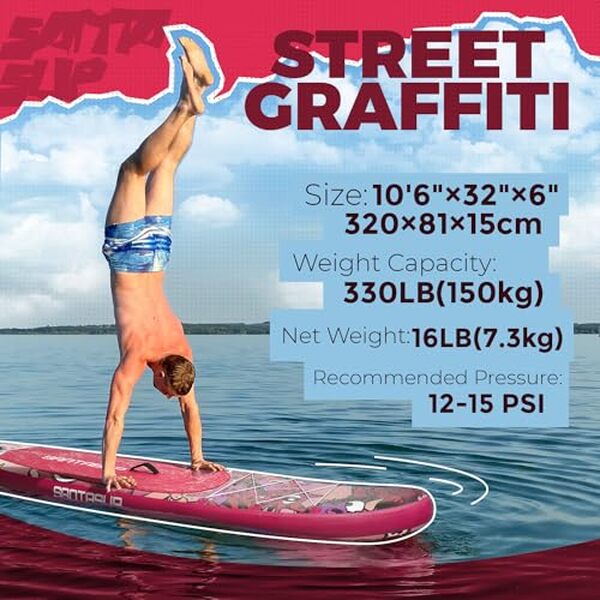 Découvrez notre test détaillé de la planche de paddle Santasup 3 m : design coloré, facilité d'utilisation et performances pour tous les niveaux.