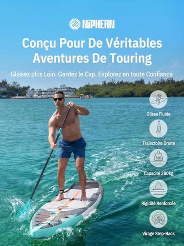 Découvrez notre test détaillé du paddle gonflable Niphean 380cm : performances, accessoires inclus et tous les détails pour bien choisir votre planche.