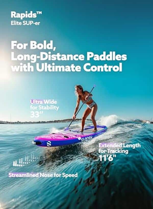 Découvrez notre test détaillé de la planche paddle gonflable SLOOSH 11'6 en fuchsia : performances, qualité et avis utilisateur pour bien choisir votre SUP.