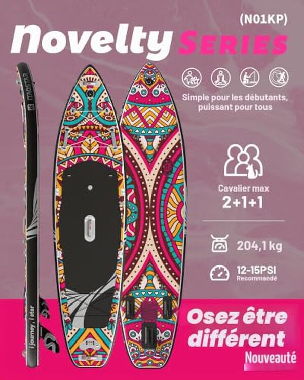 Découvrez notre test détaillé de la planche de paddle gonflable iTAOSTAR N01KP extra large : performances, avantages et avis utilisateurs pour bien choisir votre équipement.