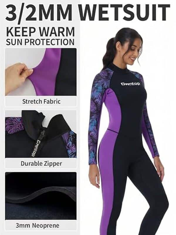 Découvrez notre test complet de la combinaison de plongée Owntop 3/2 mm femme : performances, confort et durabilité pour vos sorties en mer.