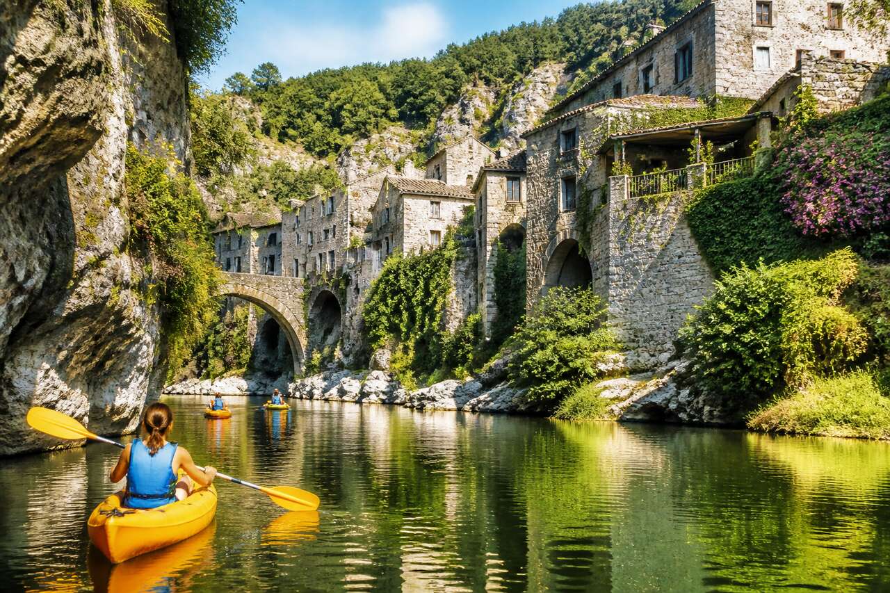 Les trésors cachés de l'Ardèche : partez à la découverte en kayak des villages oubliés