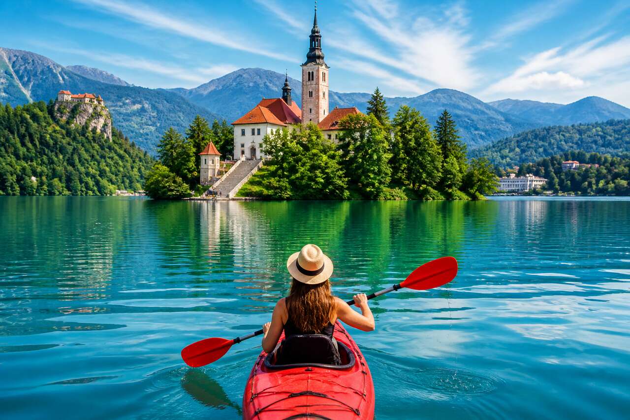Voyage féerique au cœur de la Slovénie : le lac de Bled en kayak entre nature et légendes
