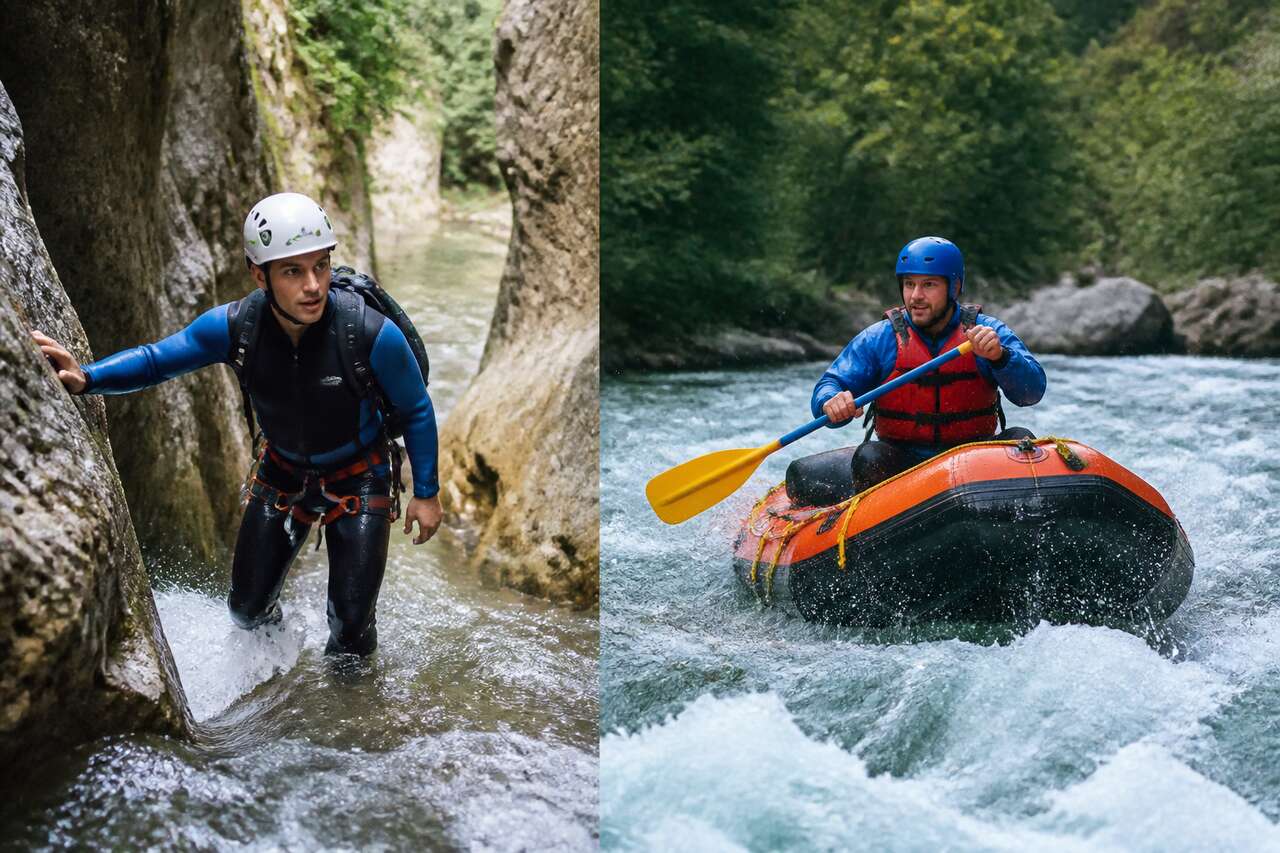 Canyoning et rafting : quelles différences entre ces deux activités ?