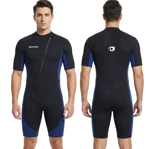 Découvrez notre test complet du shorty néoprène 3 mm bleu taille L Owntop : qualité, confort et performance en eau froide.