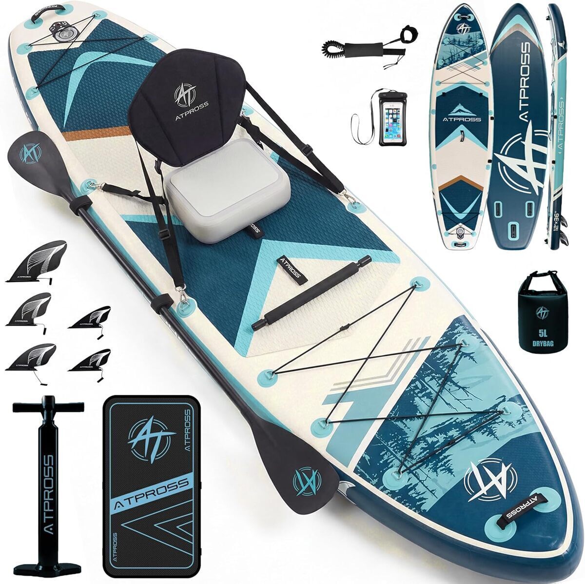 Test : atpross planche paddle gonflable avec siège kayak, stabilité et polyvalence