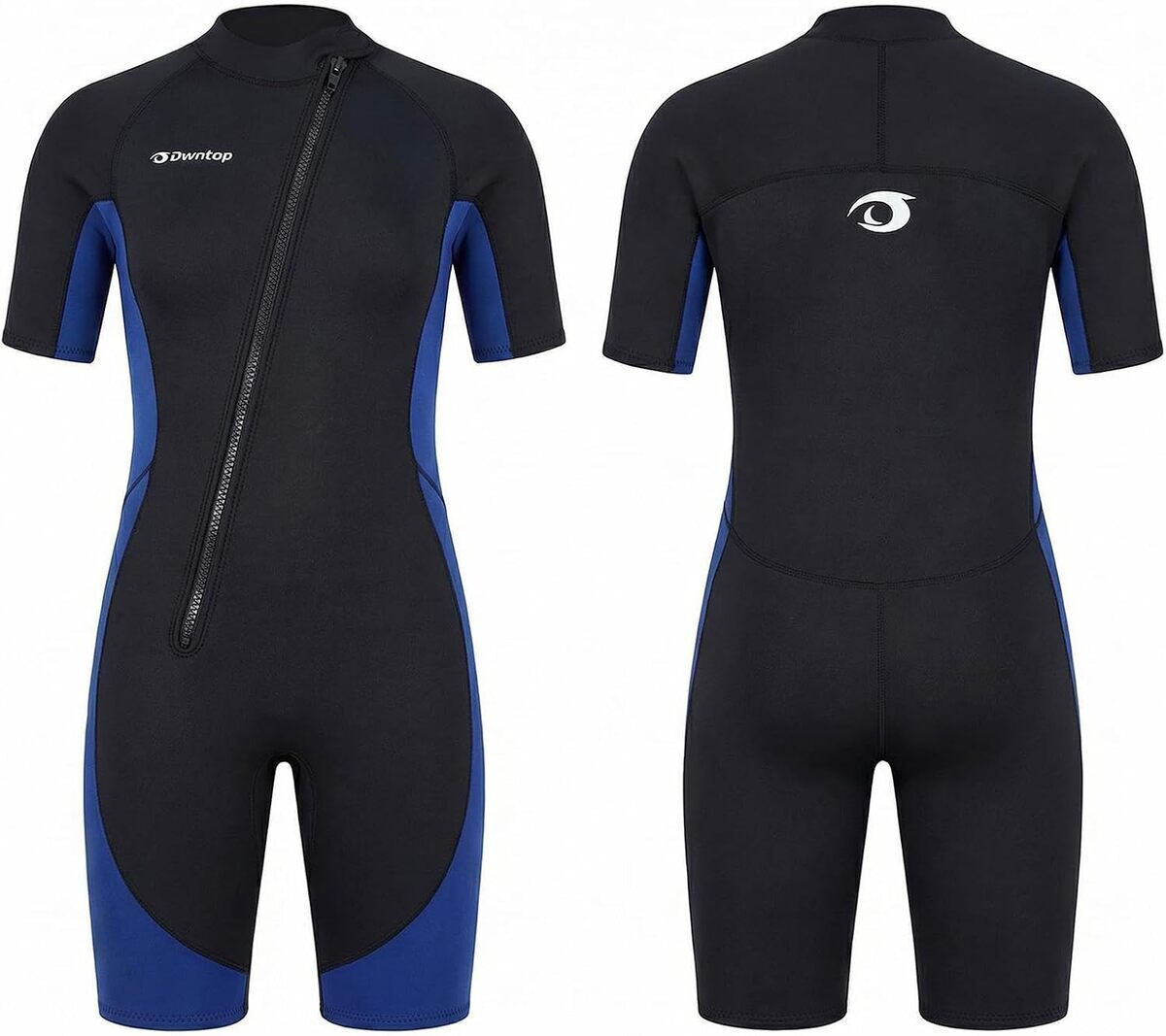Test de la combinaison Owntop shorty néoprène 3 mm bleu L