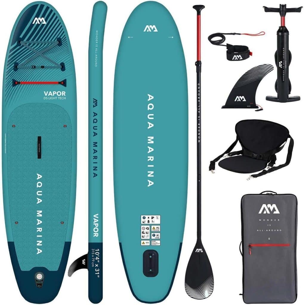 Test de la planche Aqua Marina Vapor 2027 gonflable avec siège kayak