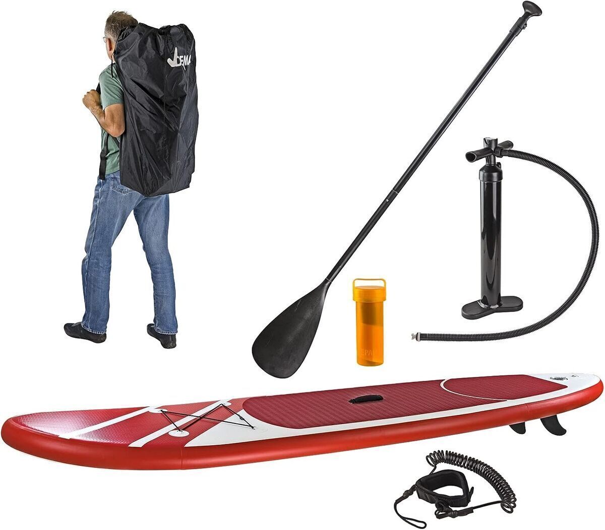 Test du stand up paddle Dema SUP 305R : performance et accessoires inclus