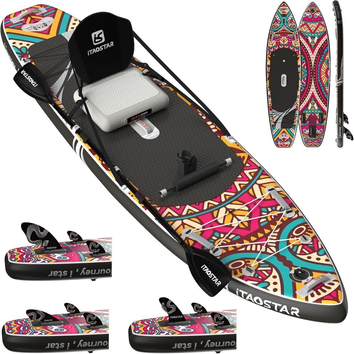 Test iTAOSTAR N01KP planche de paddle gonflable extra large