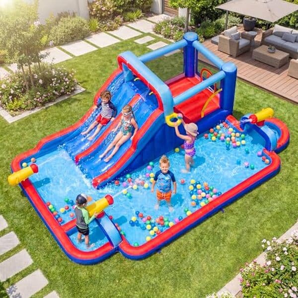 Découvrez notre test détaillé du château gonflable Giantex 2 en 1 : caractéristiques, avantages et avis pour choisir la meilleure aire de jeux gonflable pour vos enfants. 