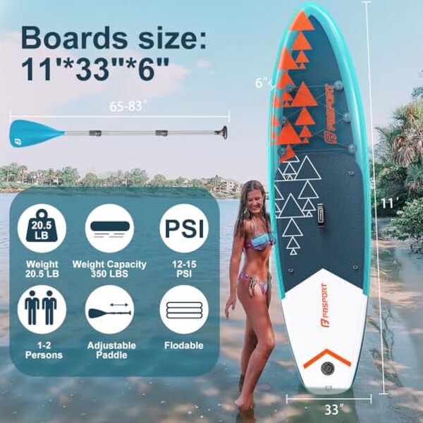 Découvrez notre test détaillé de la planche à pagaie FBSPORT 3, 4 m avec tous ses accessoires. Avis, performances et caractéristiques pour bien choisir votre SUP.