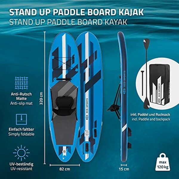 Découvrez notre test détaillé du paddle gonflable ECD Germany 320 cm : performances, avantages et inconvénients de ce modèle polyvalent pour le surf et le kayak.