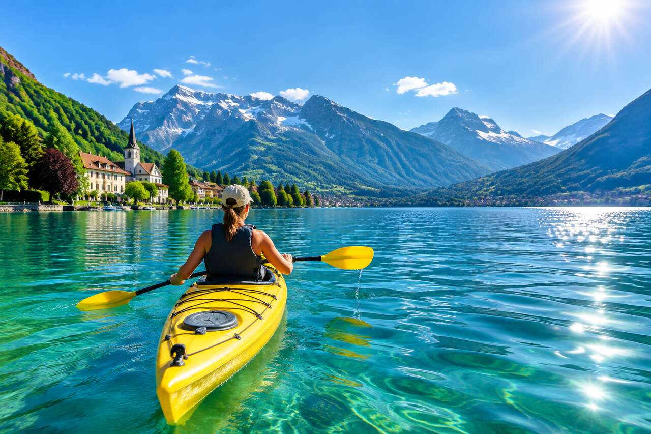 Lac d'Annecy : explorez ses eaux cristallines en kayak