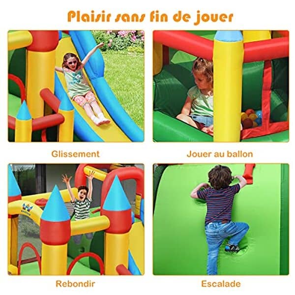 Découvrez notre test détaillé du château gonflable Goplus équipé d'un souffleur et d'un double toboggan. Avis complet, avantages et inconvénients pour bien choisir.