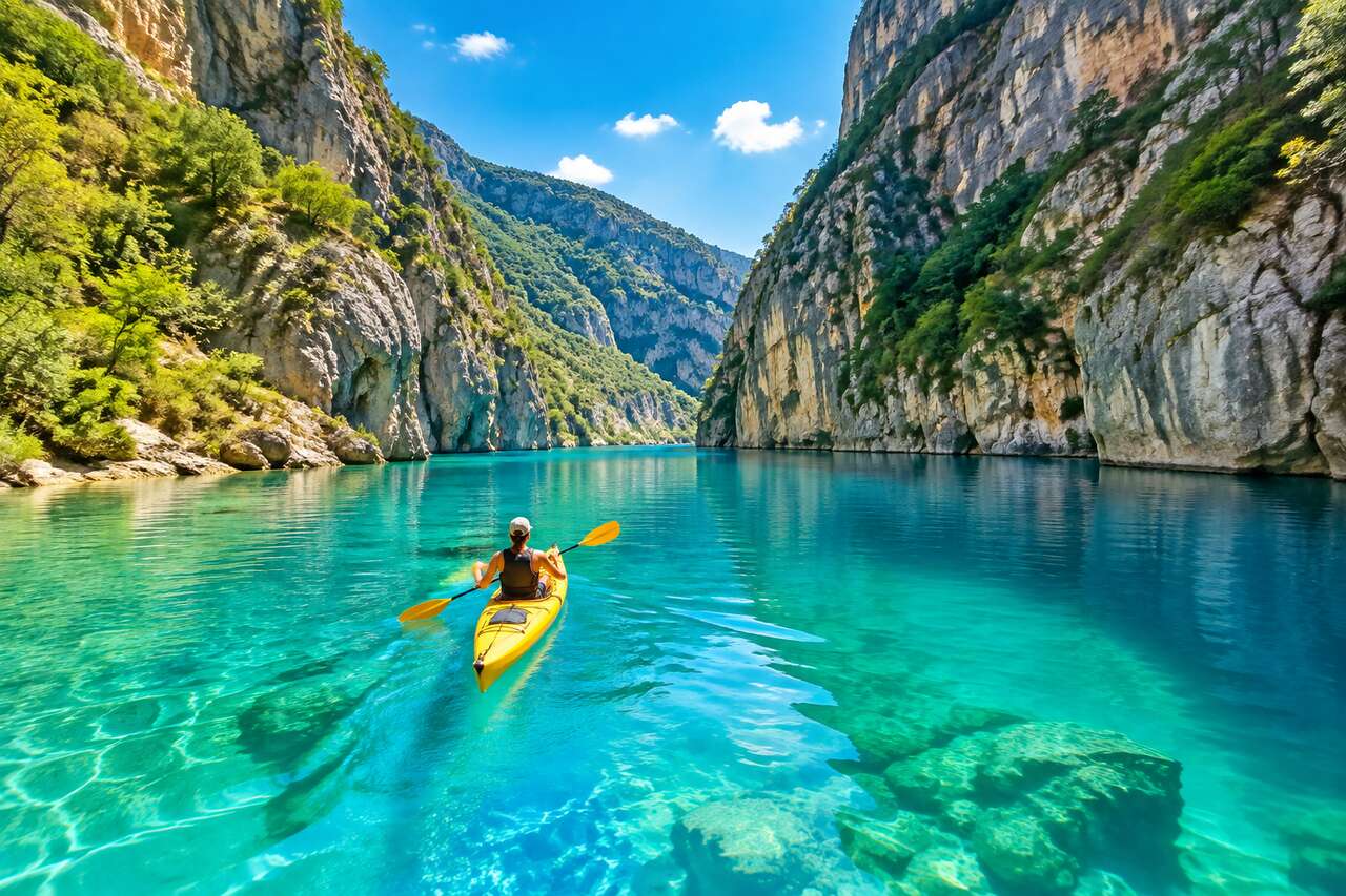 Aventures aquatiques : explorer les méandres du Verdon en kayak