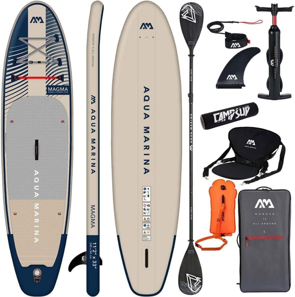 Test CampSup Aqua Marina Magma : planche de sup gonflable polyvalente