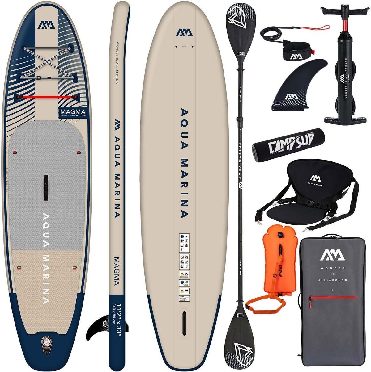 Test CampSup Aqua Marina Magma : planche de sup gonflable polyvalente