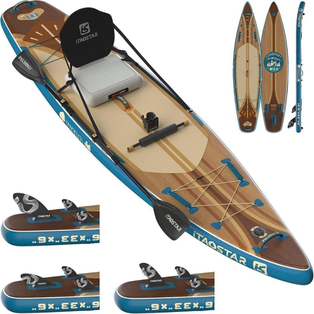 Test de la planche à pagaie iTAOSTAR SUPW02B 12'6×33"×6