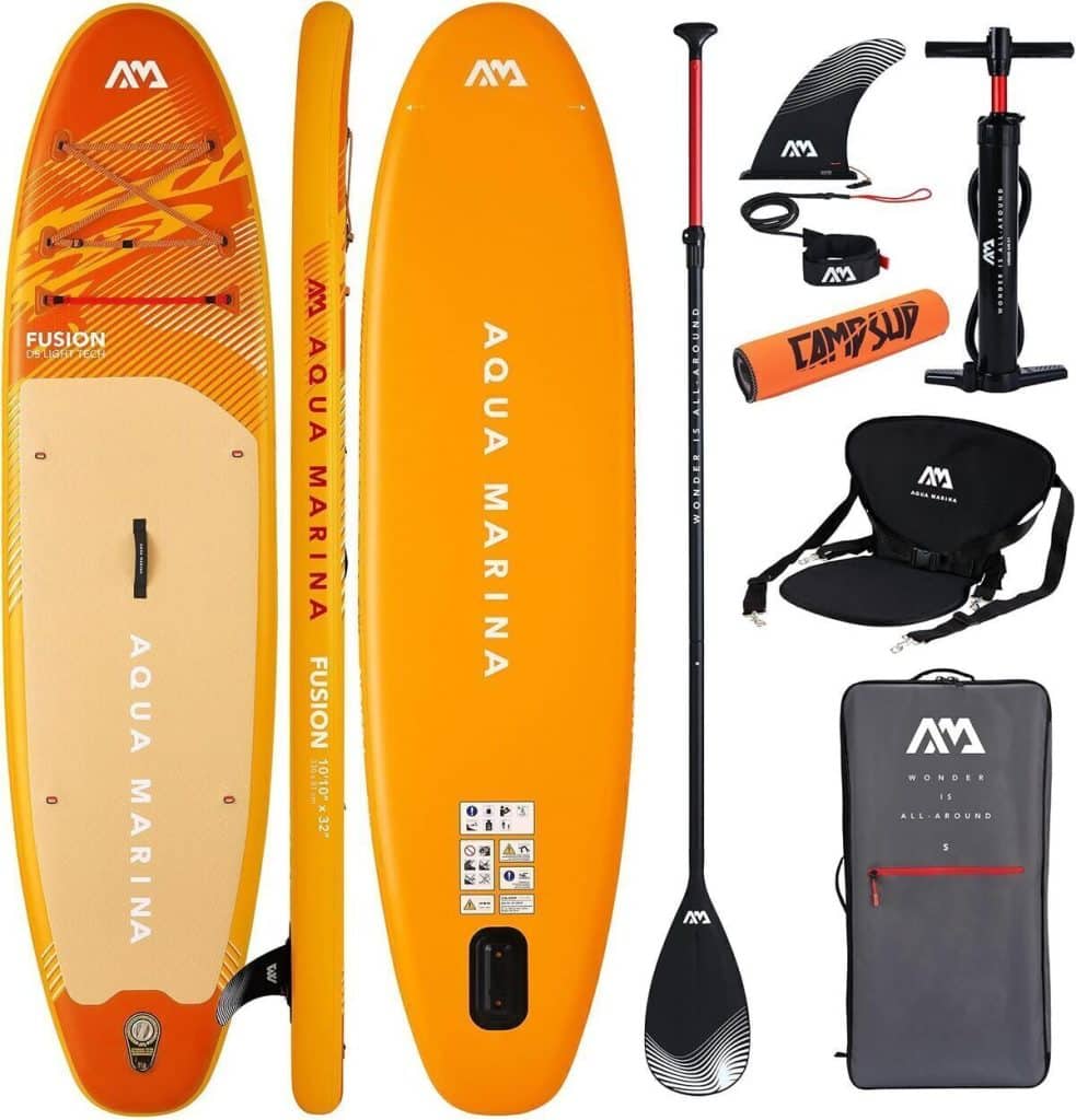 Test du CampSup Aqua Marina Fusion 10'10" : la planche sup gonflable pour débutants