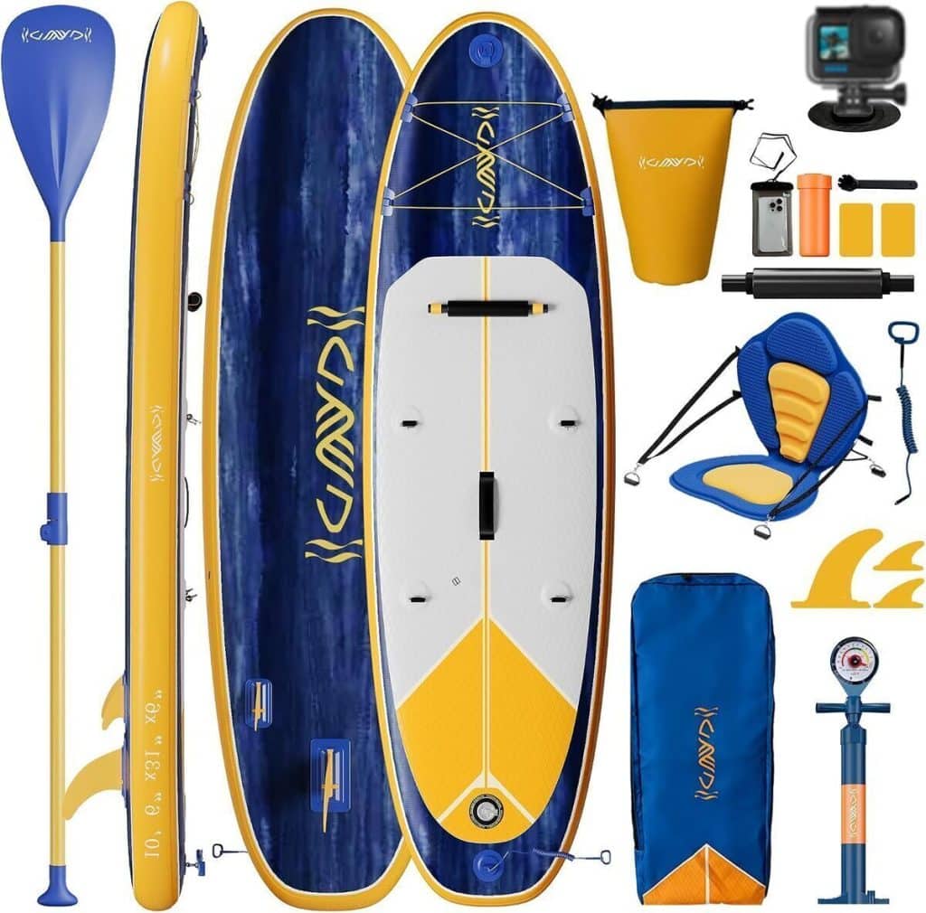 Test du paddle gonflable Devoko 320cm : une expérience 2-en-1 complète