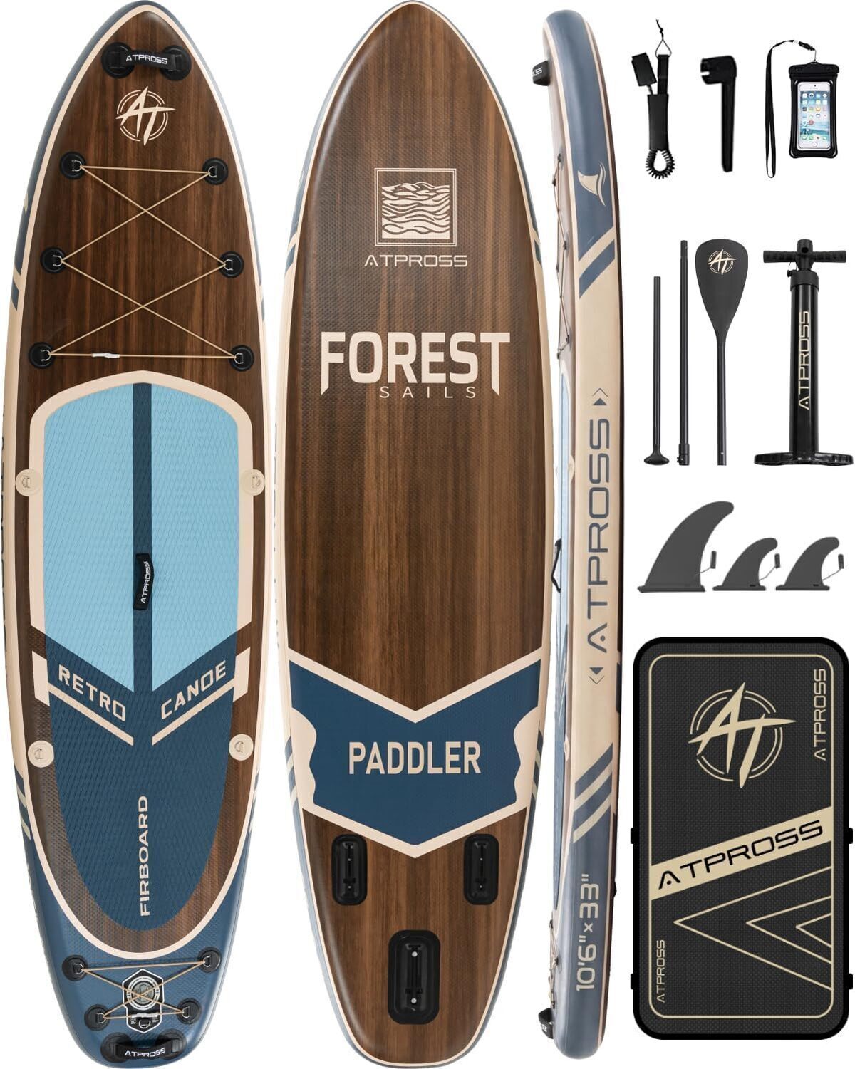 Test du stand up paddle gonflable ATPROSS : stabilité et polyvalence kayak