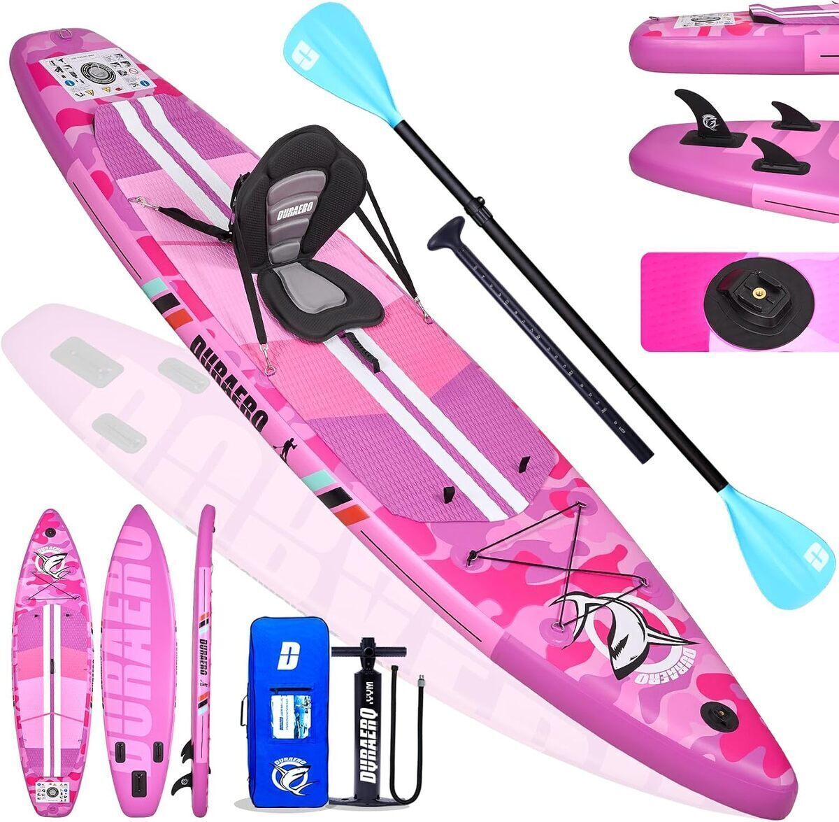 Test du stand up paddle gonflable avec siège kayak et accessoires complets