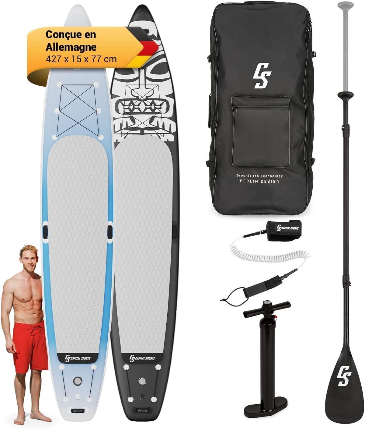 Test paddle gonflable Capital Sports Mamao : polyvalence et performance