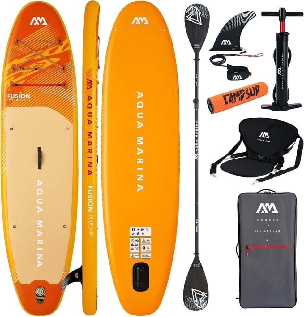 Test : planche sup gonflable CampSup Aqua Marina Fusion 10'10" édition limitée
