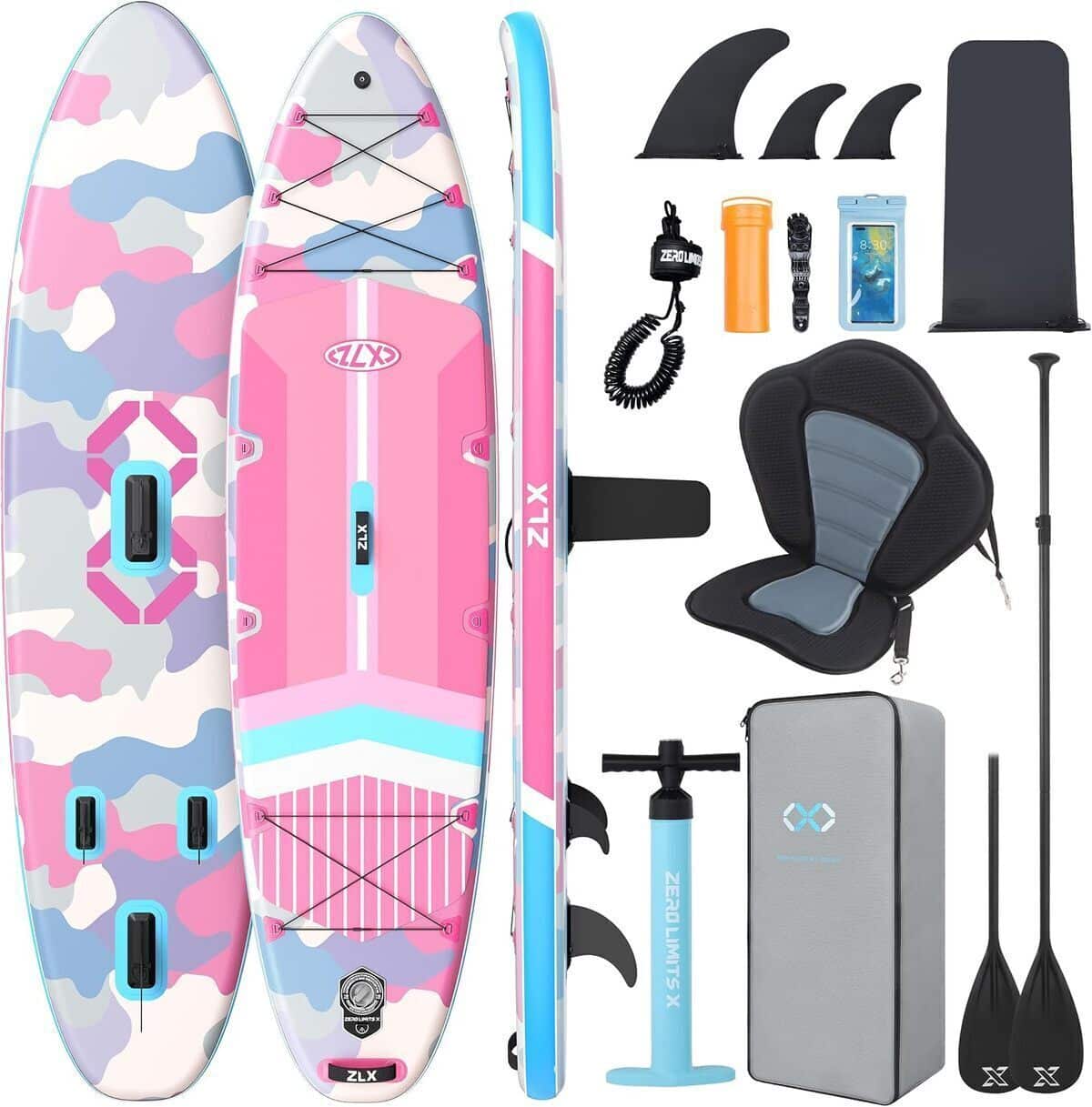 Test ZLX paddle gonflable 350 : planche stable et accessoires premium