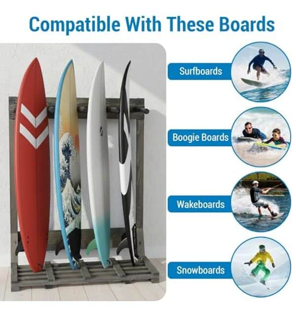 Découvrez notre test complet du support de rangement MyGift pour planche de surf 122 cm : efficacité, installation et avis d'utilisateurs.