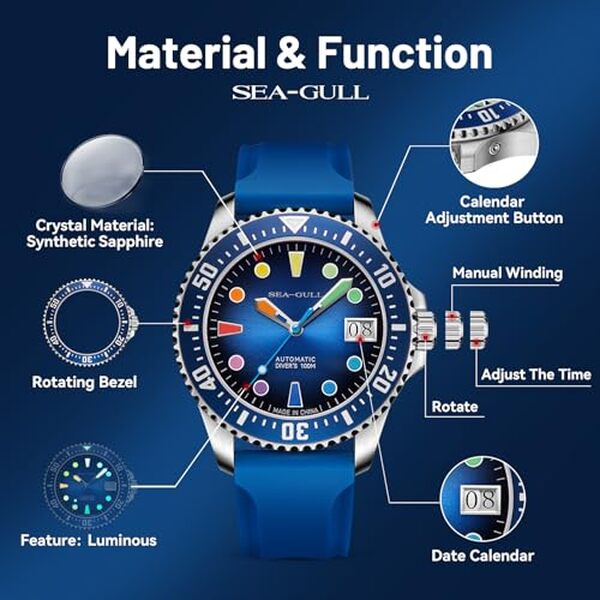 Découvrez notre test détaillé de la montre de plongée automatique SEA-GULL : design élégant, performance d'étanchéité et qualité. Avis expert et caractéristiques.