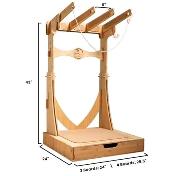 Découvrez notre test du support LISS Spirit Rack : rangement vertical innovant pour planches de surf, skateboards et plus. Qualité, design et praticité analysés en détail.