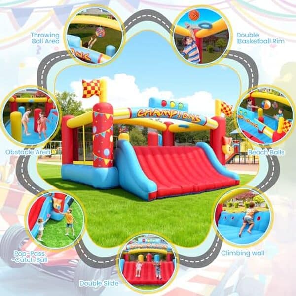 Découvrez notre test détaillé du château gonflable AKEYDIY avec toboggan géant. Qualité, sécurité et avis complets pour les enfants.