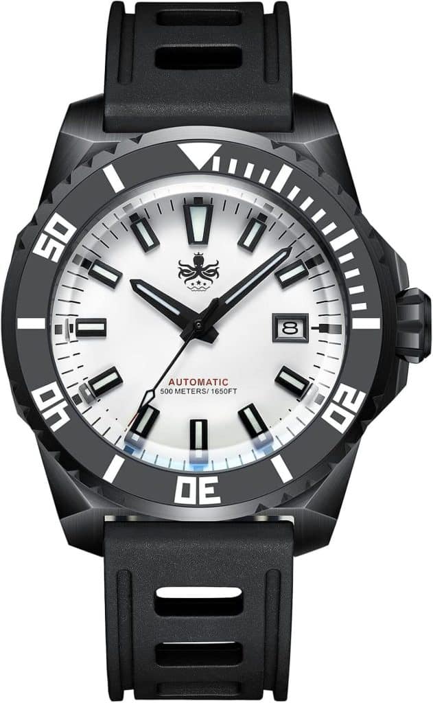 Avis : phoibos Leviathan montre de plongée automatique 45 mm élégance sous-marine